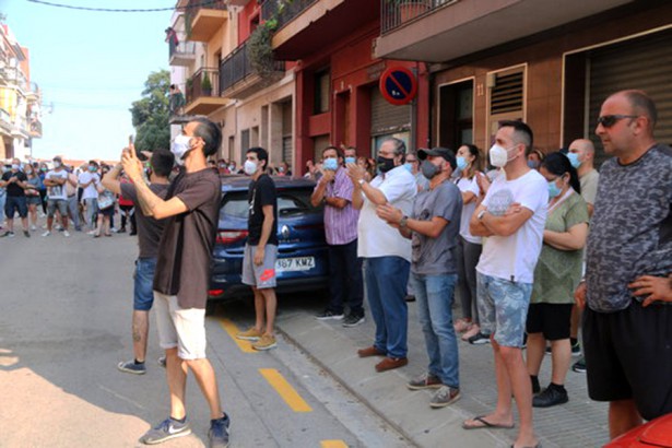 Manifestació ocupes Llàntia