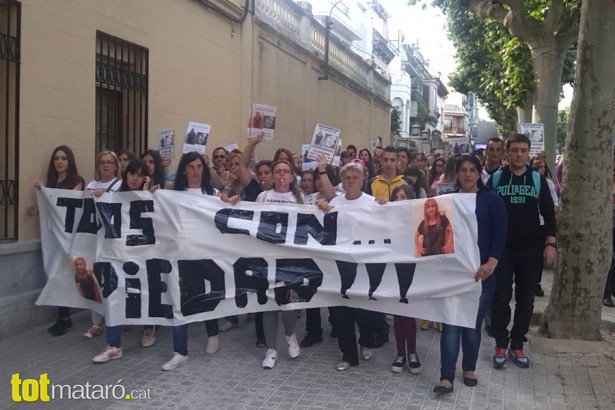 La manifestació per Piedad Moya