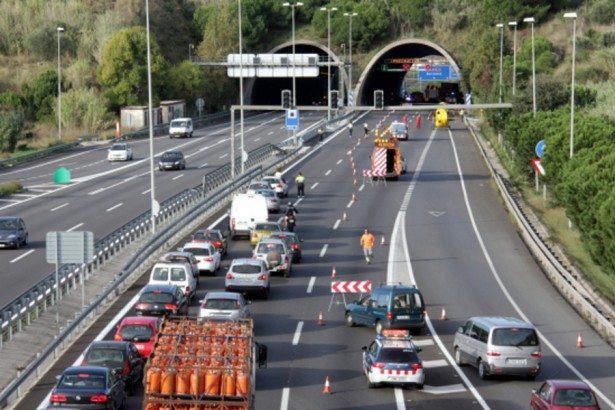 Mataró Accident Túnel Autopista