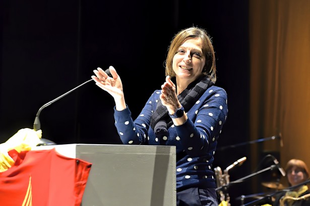 Carme Forcadell, a Mataró